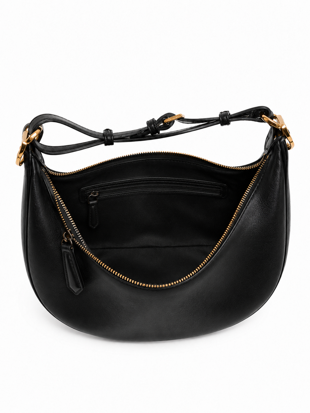 Black Fendigraphy  Crescent Bag