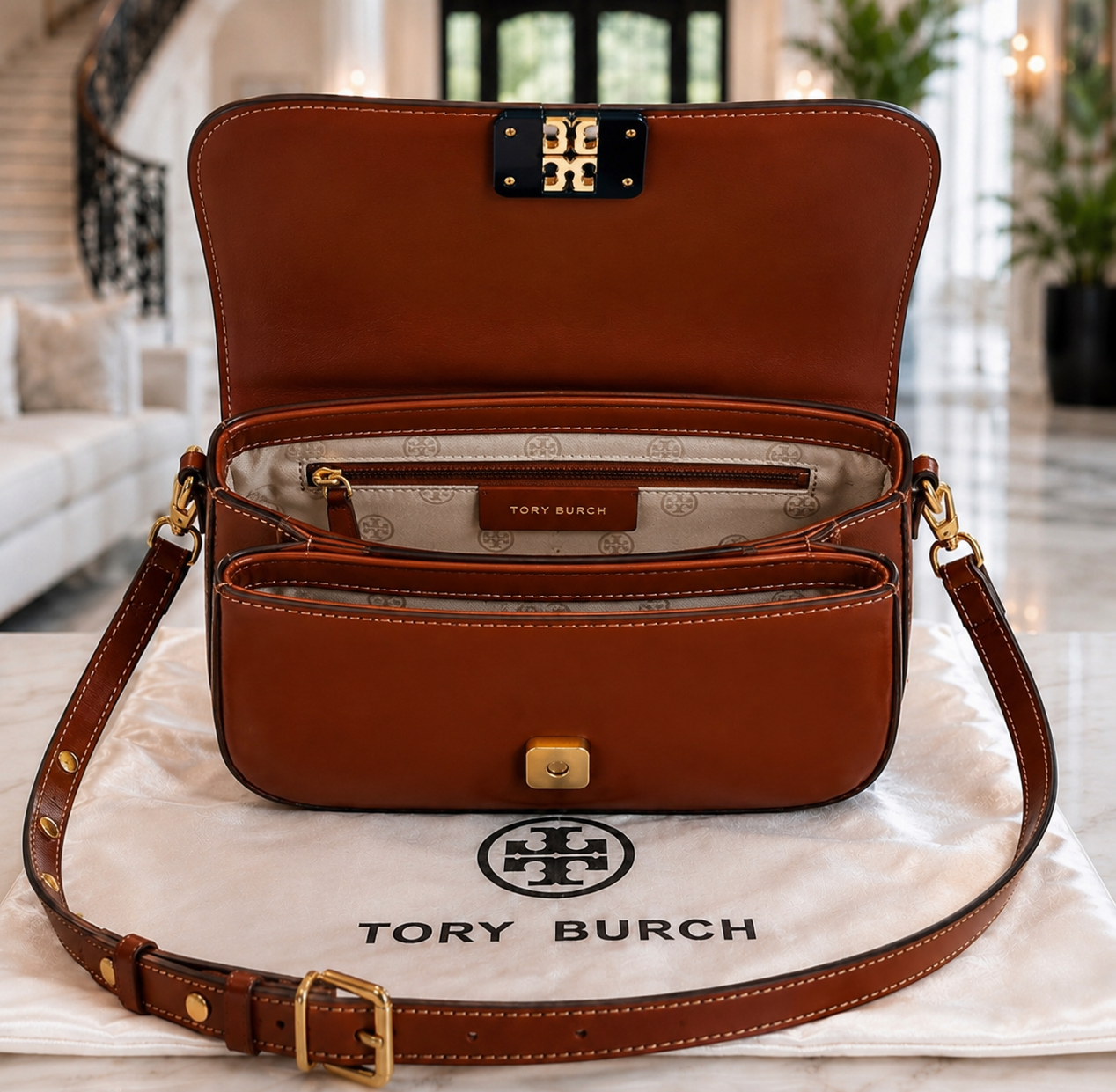 Tory Burch Cross Body  (with two straps)